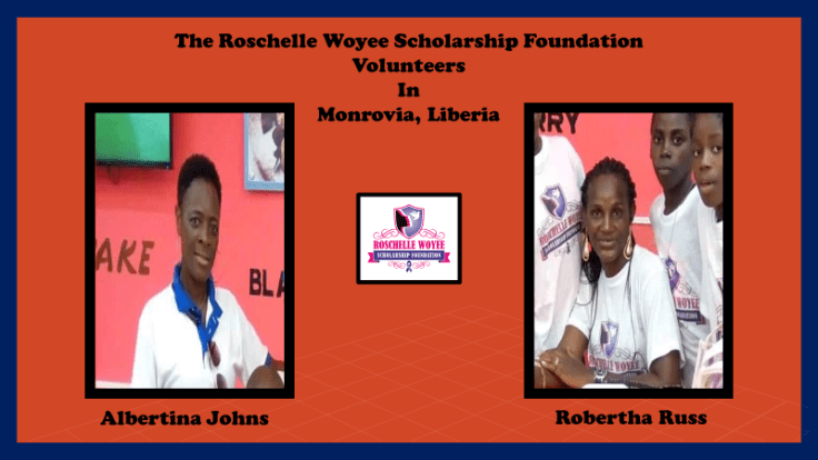 RWSF Scholarship Volunteers in Liberia Pictures and Bio